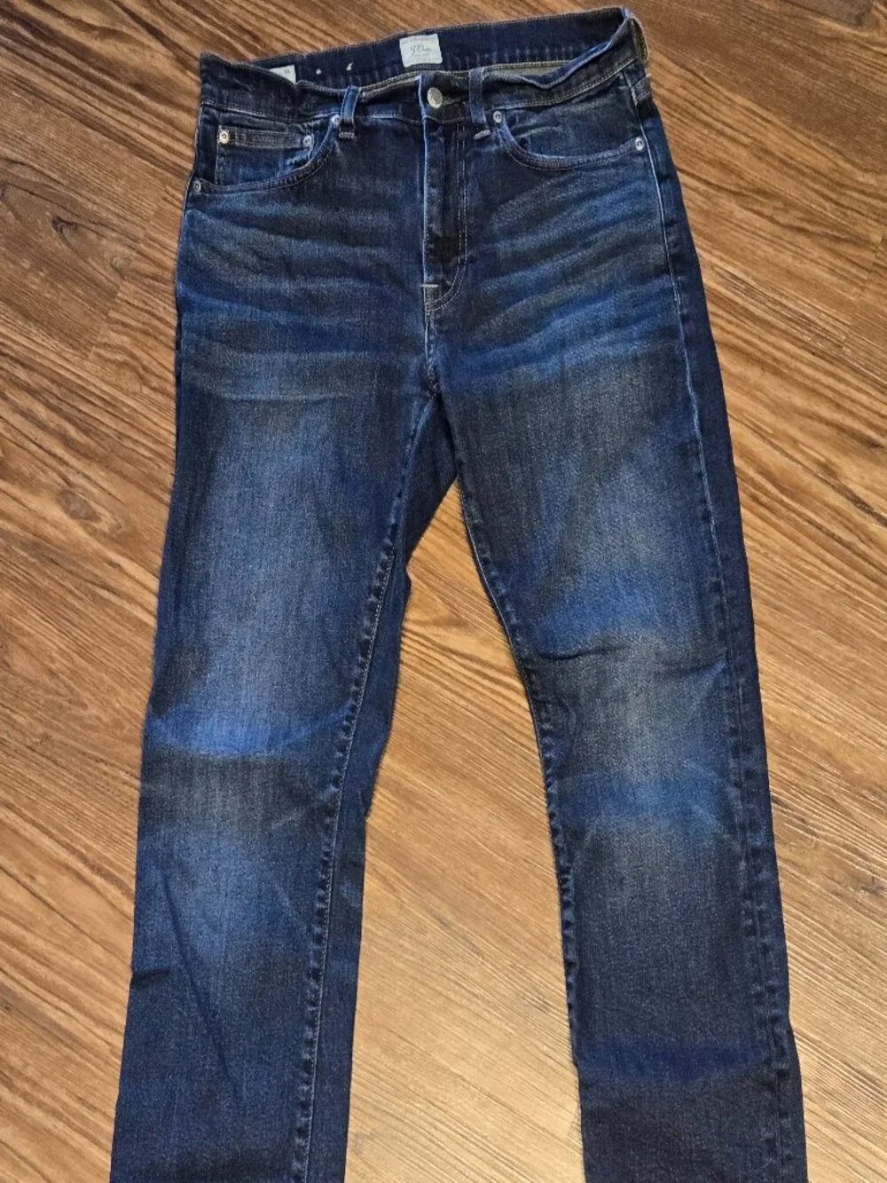 J.Crew Men’s 484 Slim Stretch Jeans 32x34 Kurabo Dark Indigo Denim
